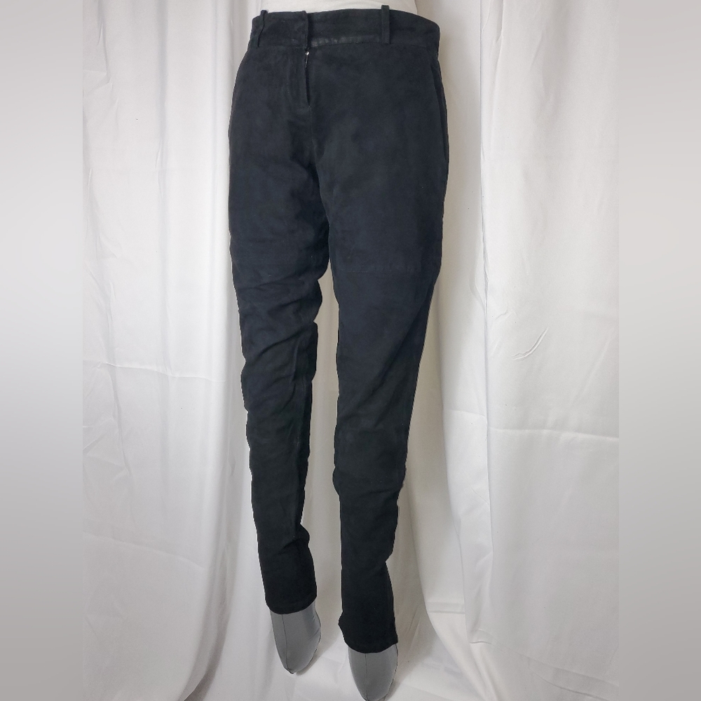 Maje Black Suede Pants